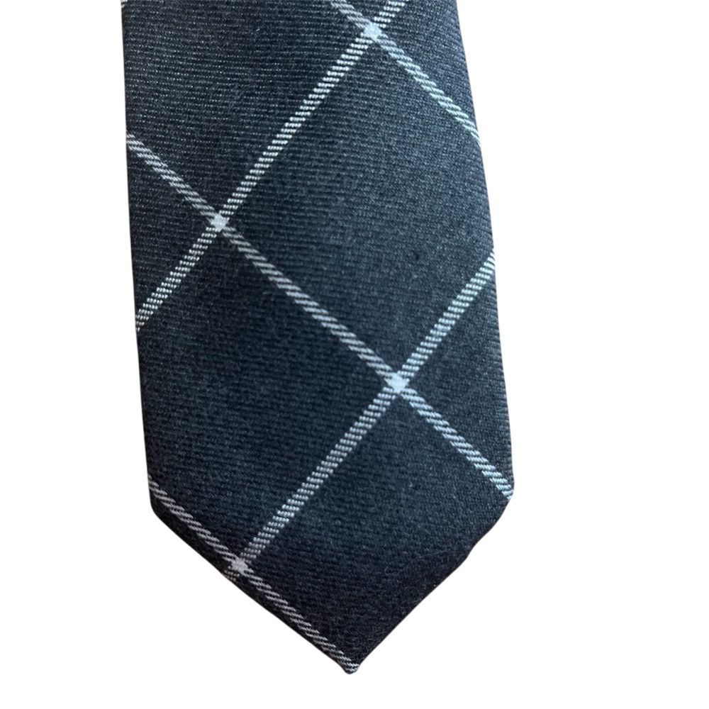 New Cotton Brew window pane grey men's classic tie preppy casual neutral